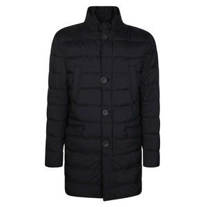 Herno Quilted Black Nylon Down Coat - NWT
